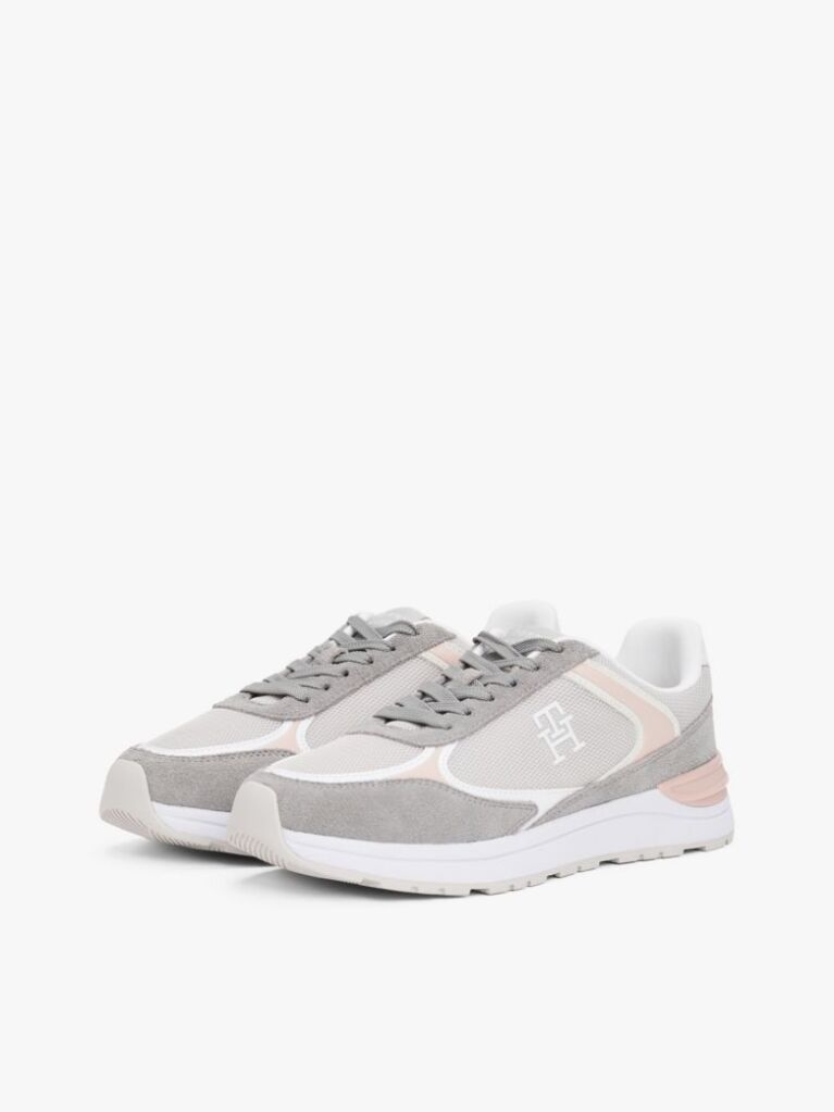Γκρι Sneakers Με Μονόγραμμα TH Και Colour-Block Σχέδιο  Γυναίκες