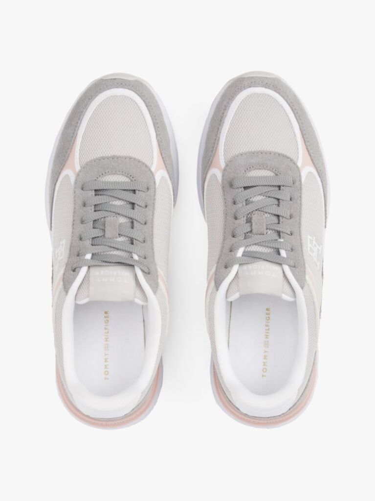Γκρι Sneakers Με Μονόγραμμα TH Και Colour-Block Σχέδιο  Γυναίκες