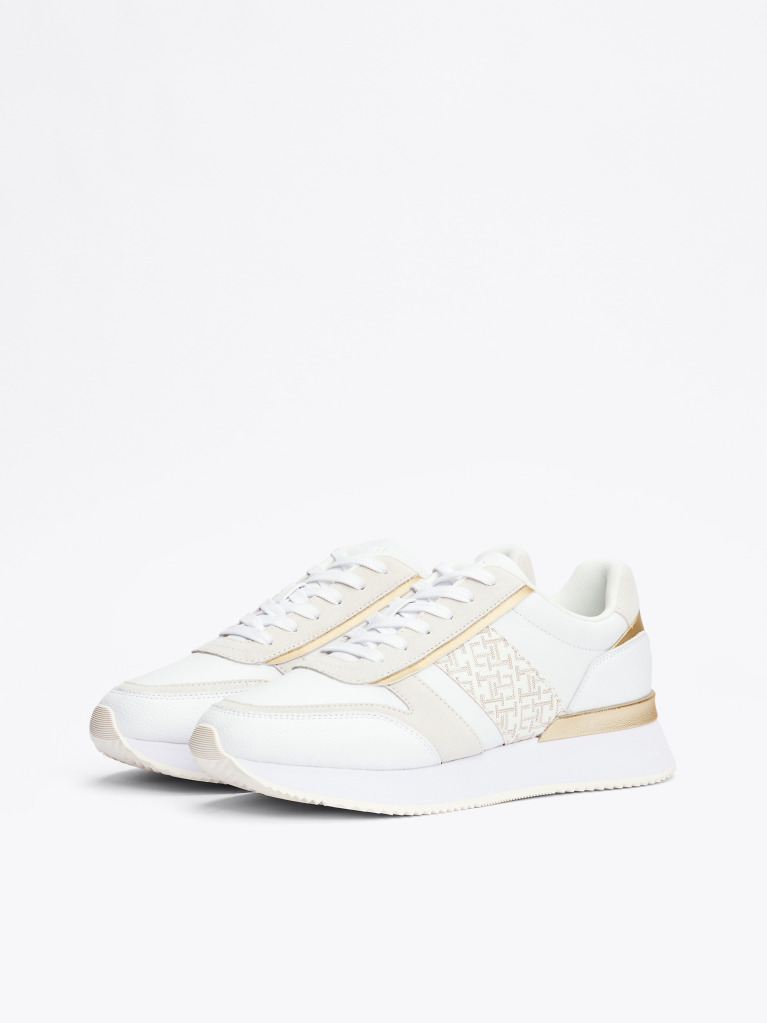 Multi TH Monogram Sneakers Με Μεταλιζέ Λεπτομέρεια  Γυναίκες