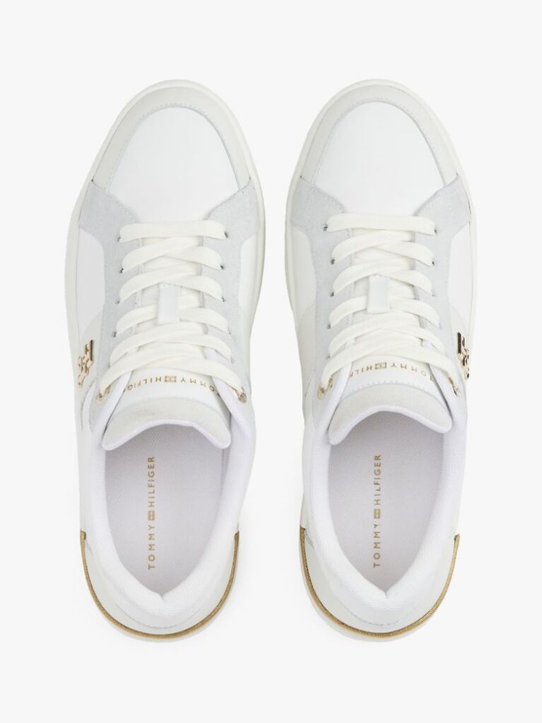 Άσπρο Δερμάτινα Sneakers  Γυναίκες