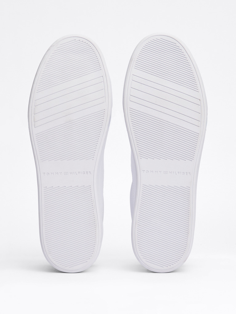 Άσπρο Essential Δερμάτινα Sneakers  Γυναίκες