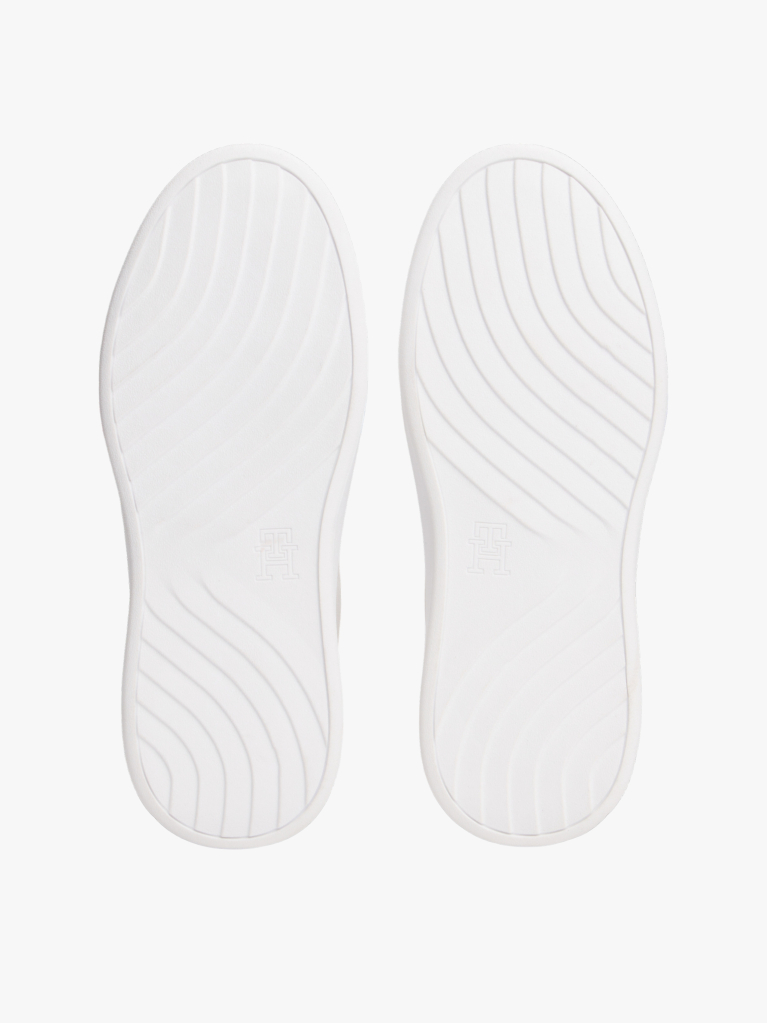 Άσπρο Sneakers Με Μίξη Υφών  Γυναίκες