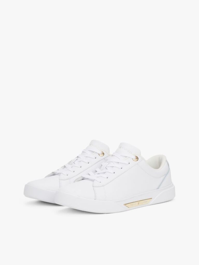 Άσπρο Δερμάτινα Sneakers  Γυναίκες