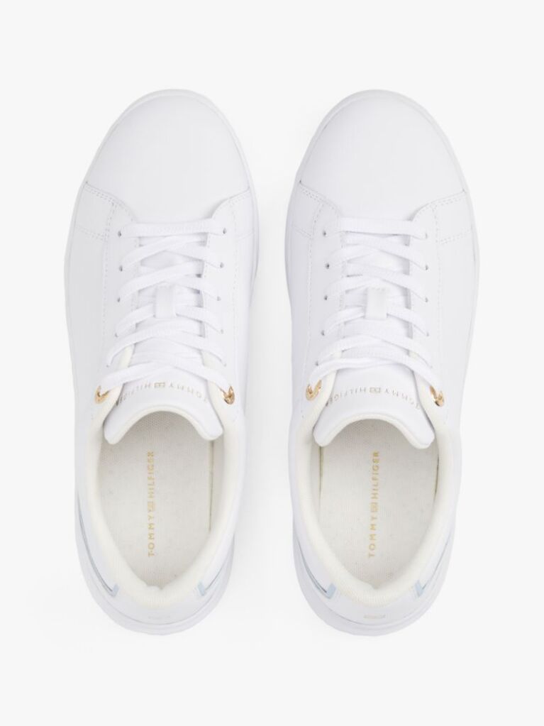 Άσπρο Δερμάτινα Sneakers  Γυναίκες