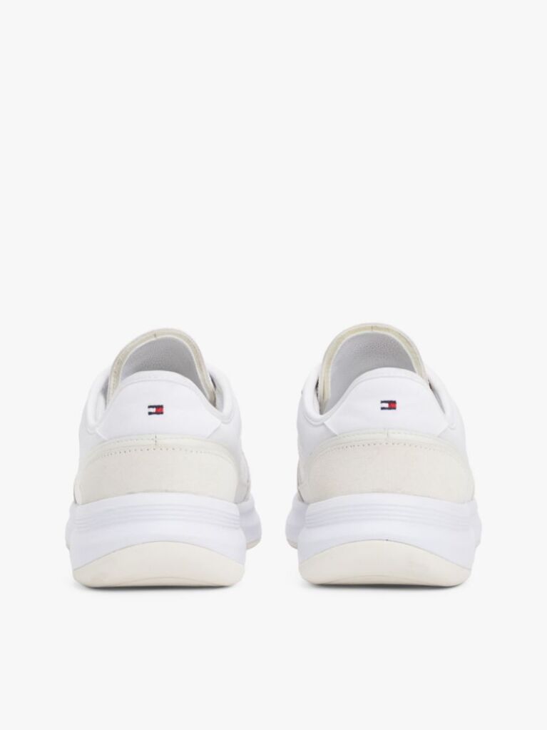 Άσπρο Sneakers Με Μίξη Υφών  Γυναίκες