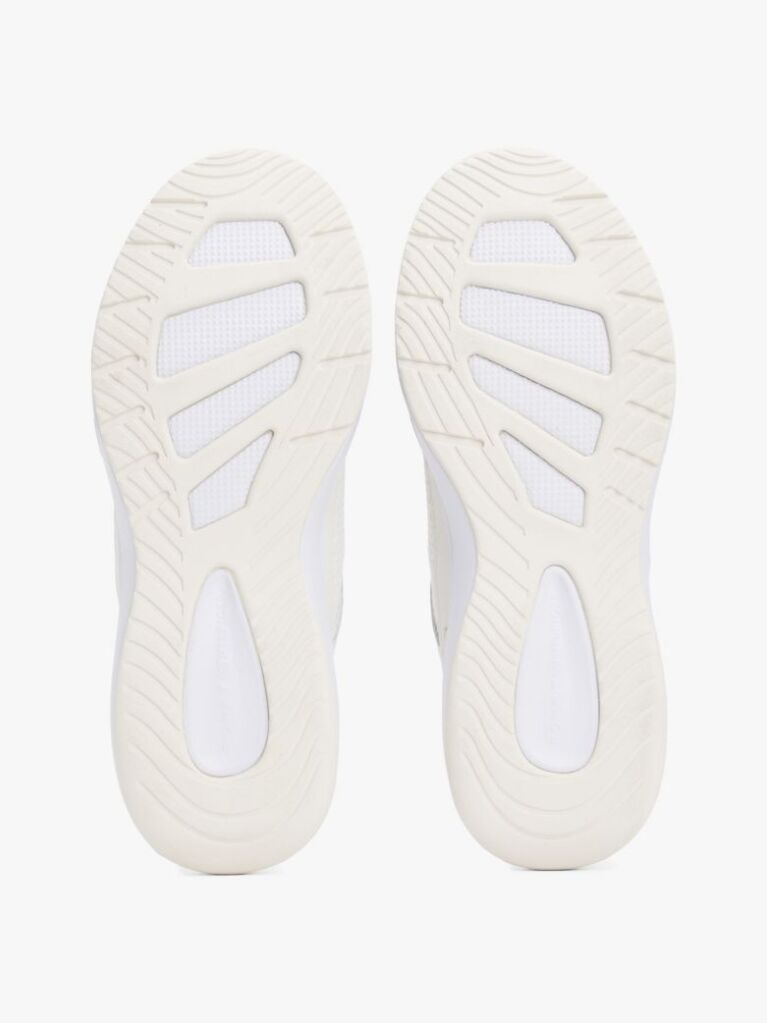 Άσπρο Sneakers Με Μίξη Υφών  Γυναίκες