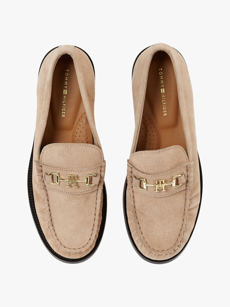 Ροζ Σουέτ Horsebit Loafers  Γυναίκες