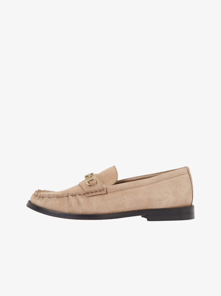 Ροζ Σουέτ Horsebit Loafers  Γυναίκες