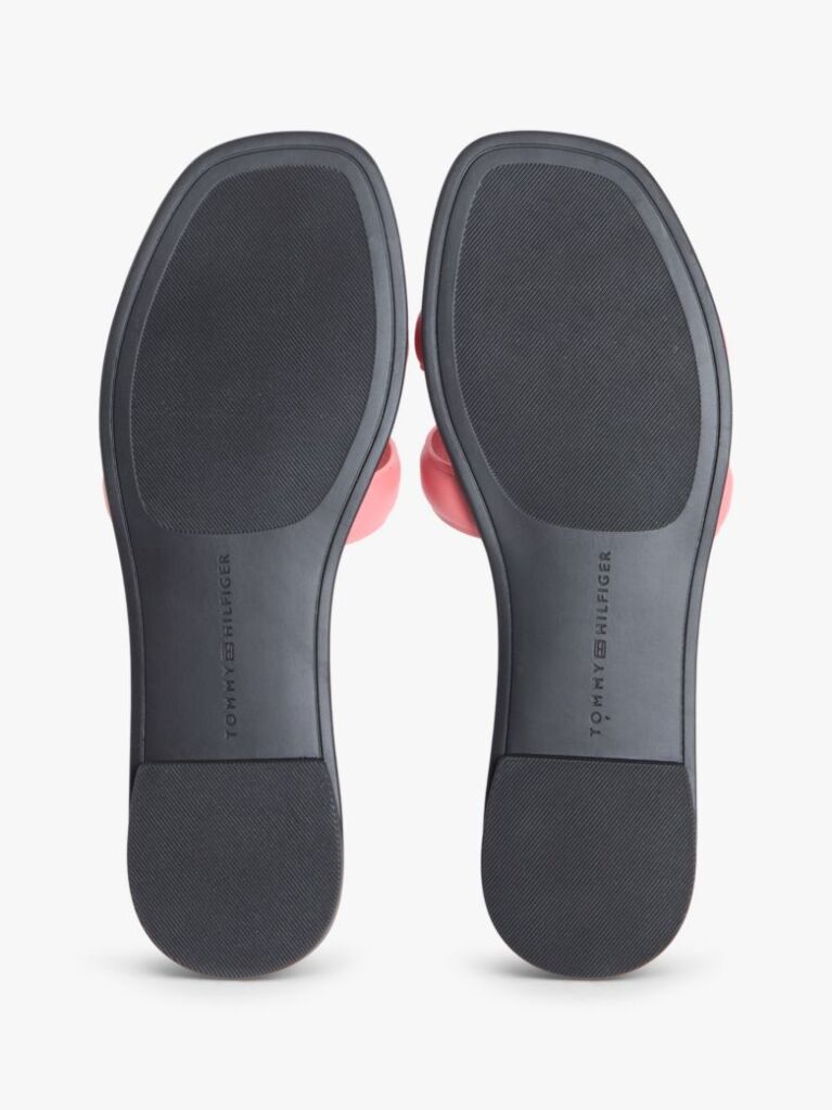Pink Leather TH Monogram Mules  Women