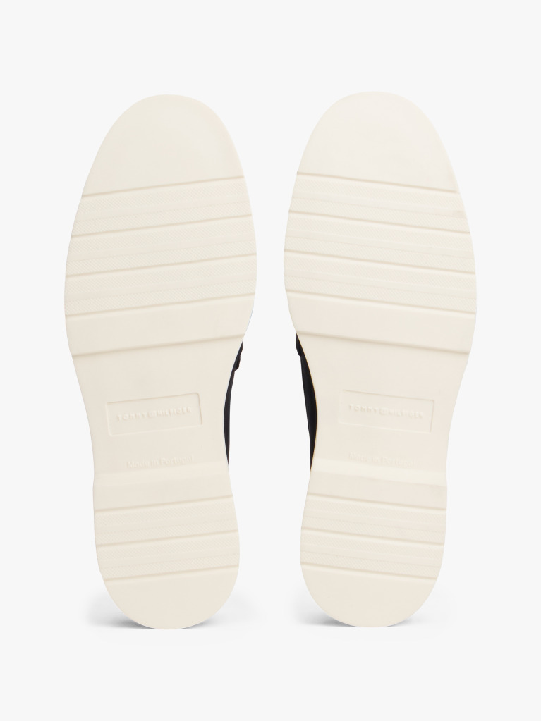 Μπλε Δερμάτινα Loafers Με Σημαιάκι  Γυναίκες