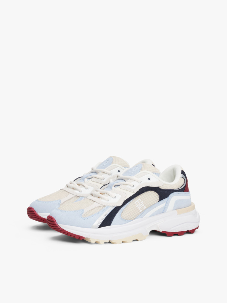Multi TH Monogram Mesh Panel Cleat Trainers  Women