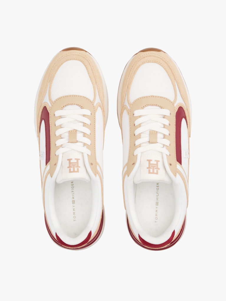 Multi Suede Mixed Texture Trainers  Women