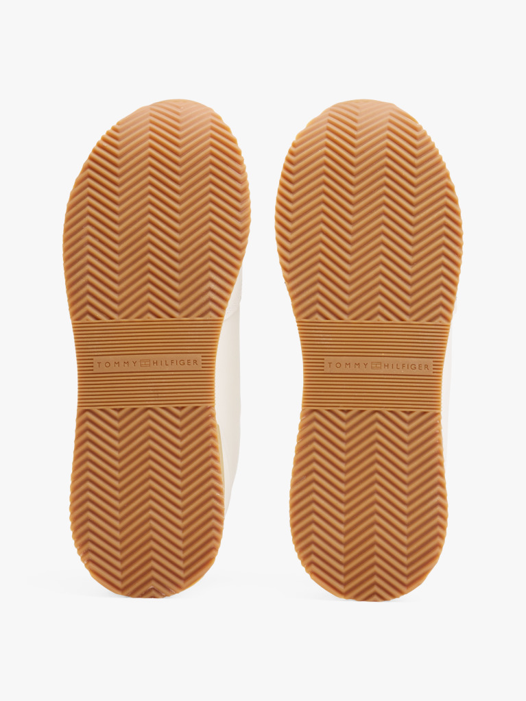 Multi Leather Gold-Tone Trim Fine Cleat Trainers  Women