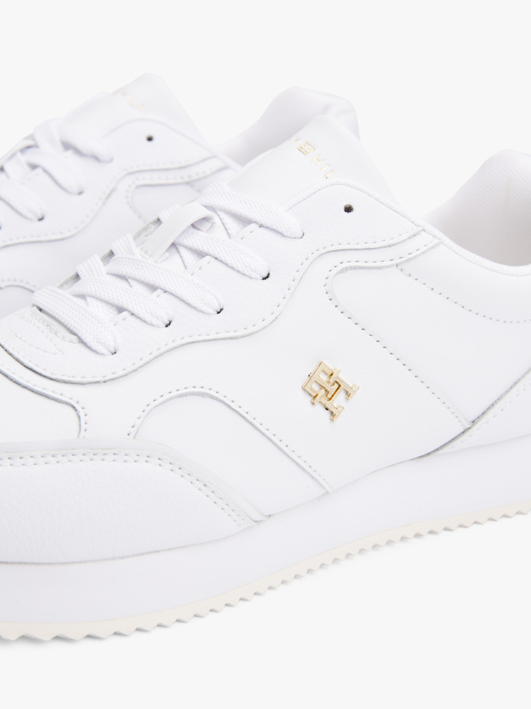 White Leather TH Monogram Colour-Pop Trainers  Women