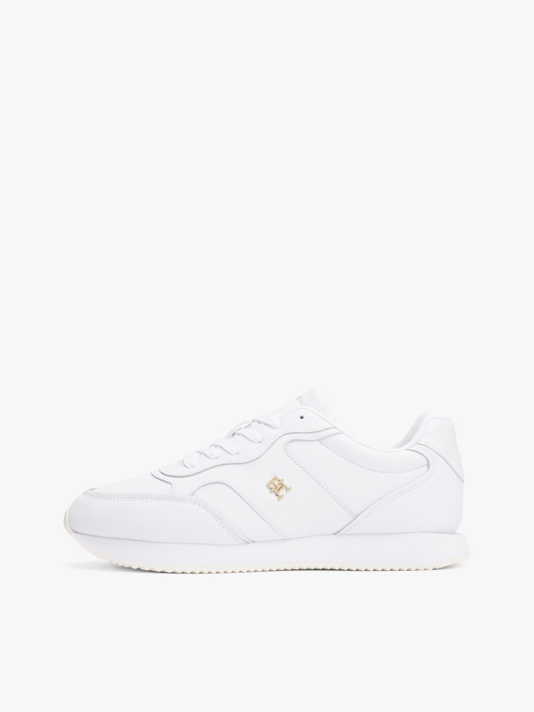 White Leather TH Monogram Colour-Pop Trainers  Women