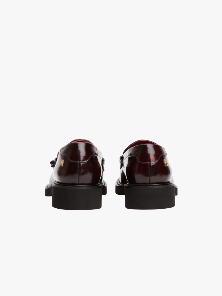 Κόκκινο Δερμάτινα Loafers  Γυναίκες
