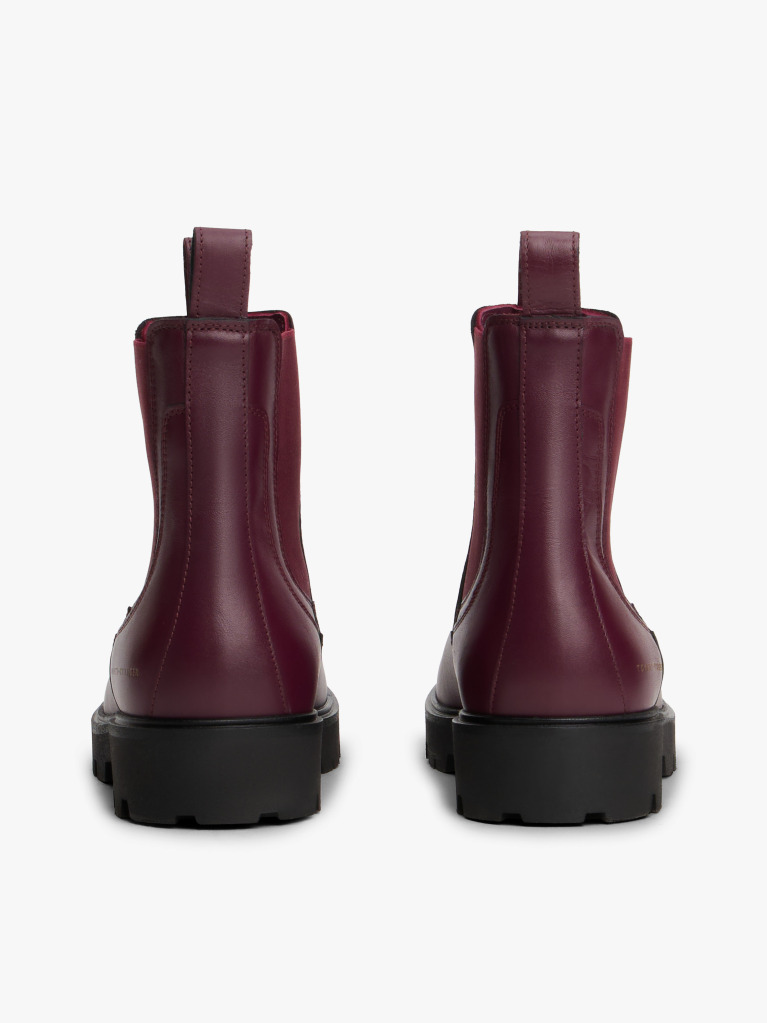 Brown Leather Chelsea Boots  Women