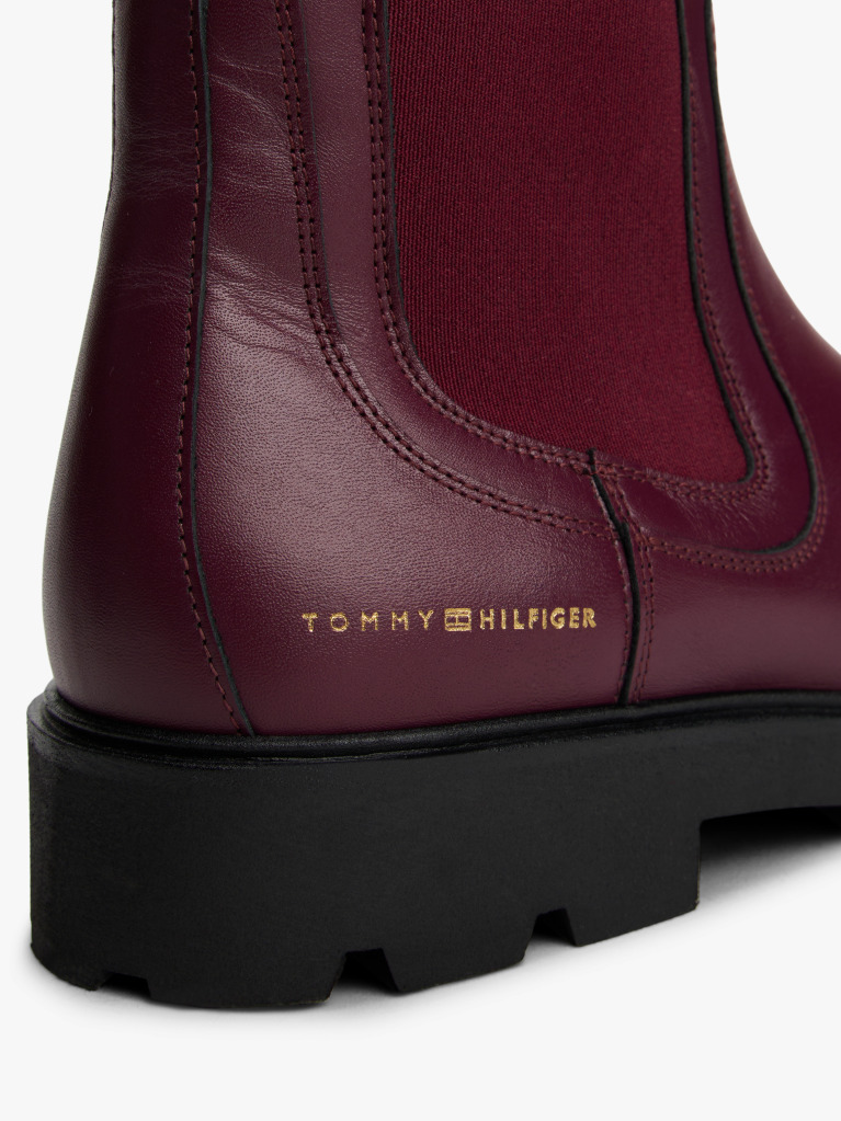 Brown Leather Chelsea Boots  Women