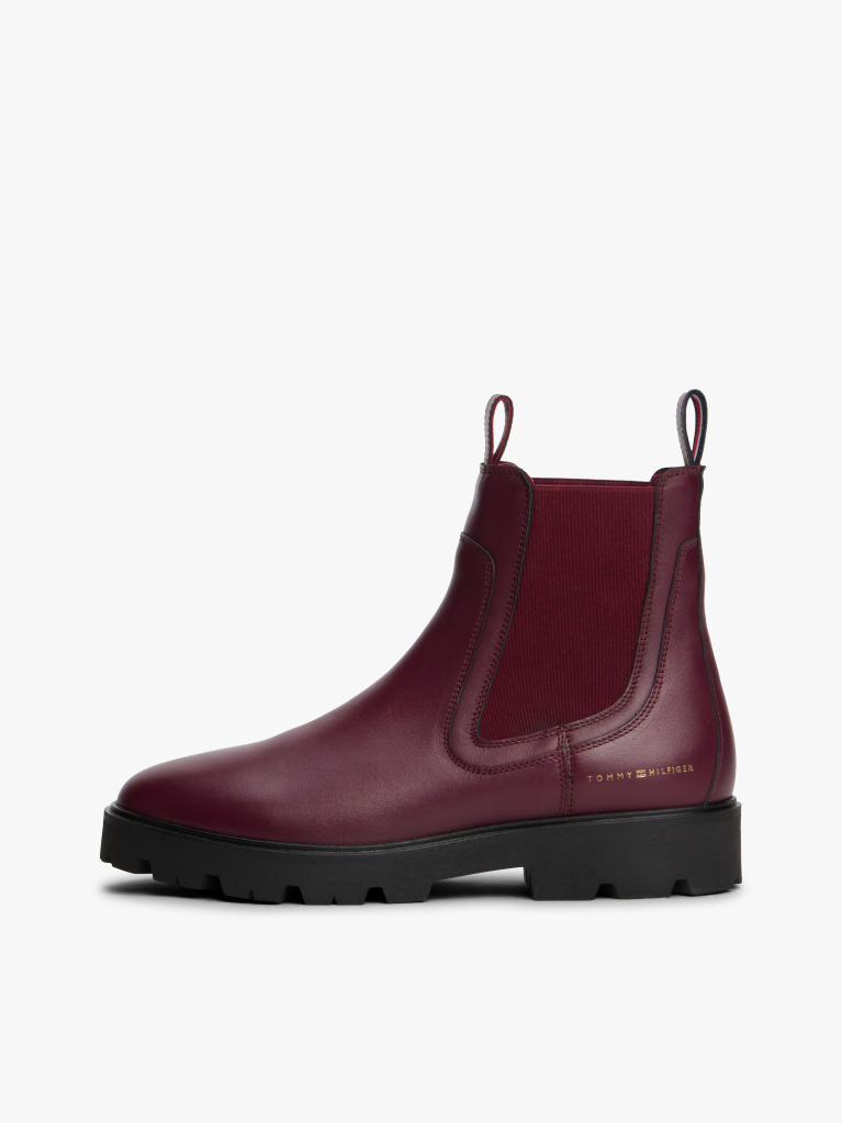 Brown Leather Chelsea Boots  Women