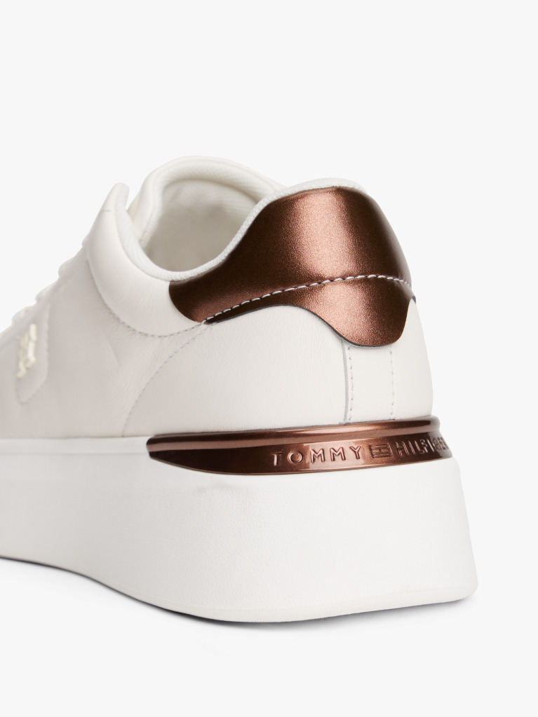 Άσπρο Sneaker Με Πλατφόρμα  Γυναίκες