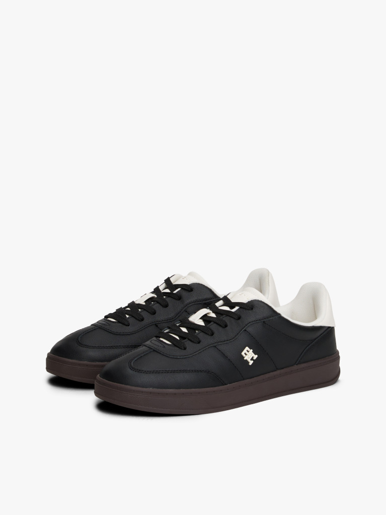 Μαύρο Heritage Δερμάτινα Sneakers  Γυναίκες