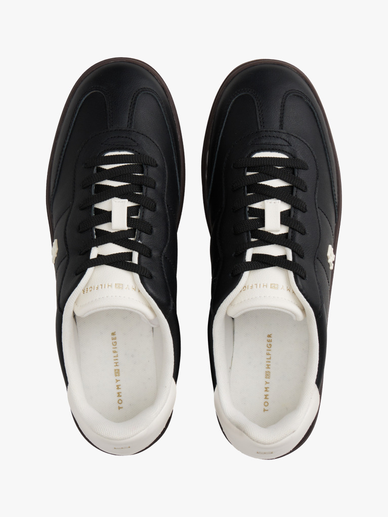Μαύρο Heritage Δερμάτινα Sneakers  Γυναίκες