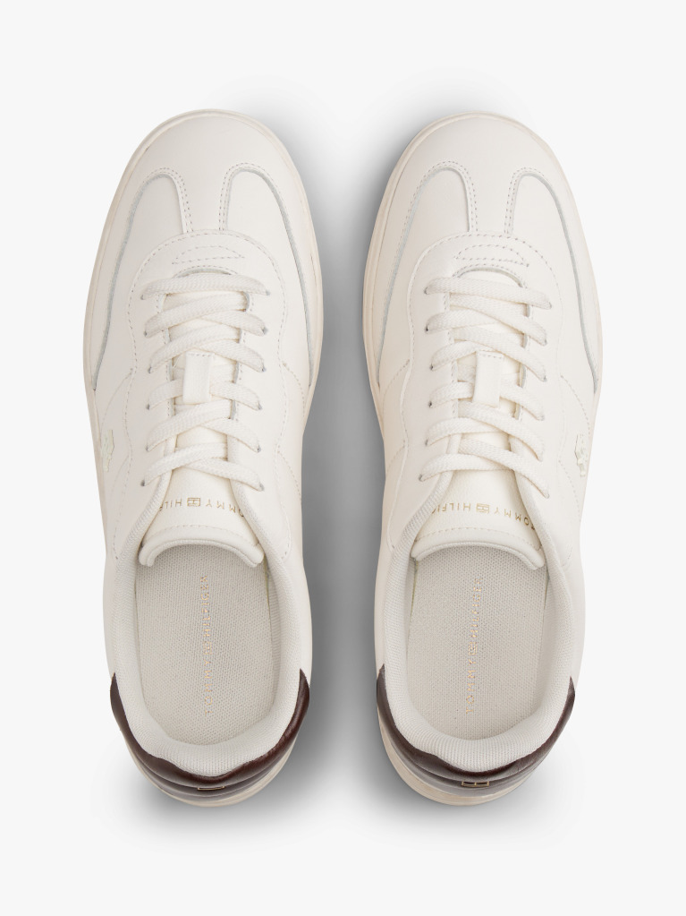 Άσπρο Heritage Δερμάτινα Sneakers  Γυναίκες