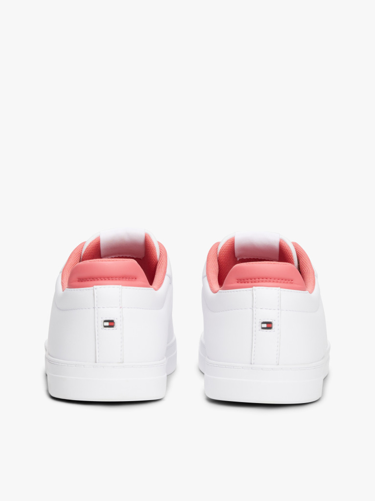 White Leather Colour-Pop Trainers  Women