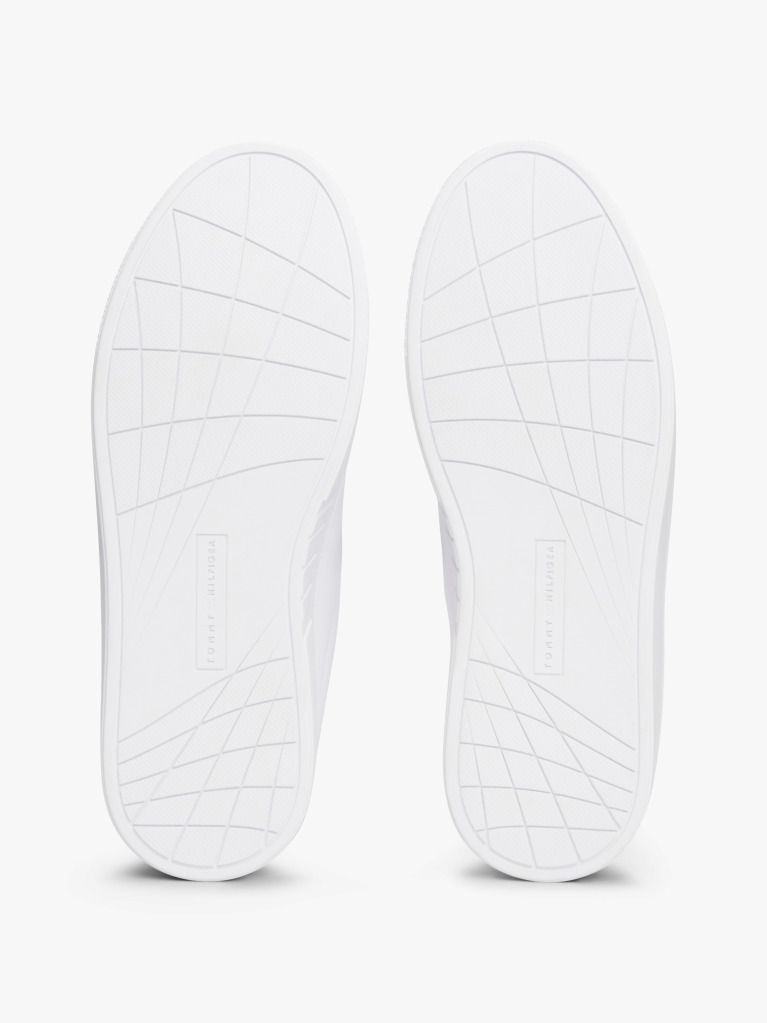 White Leather Colour-Pop Trainers  Women