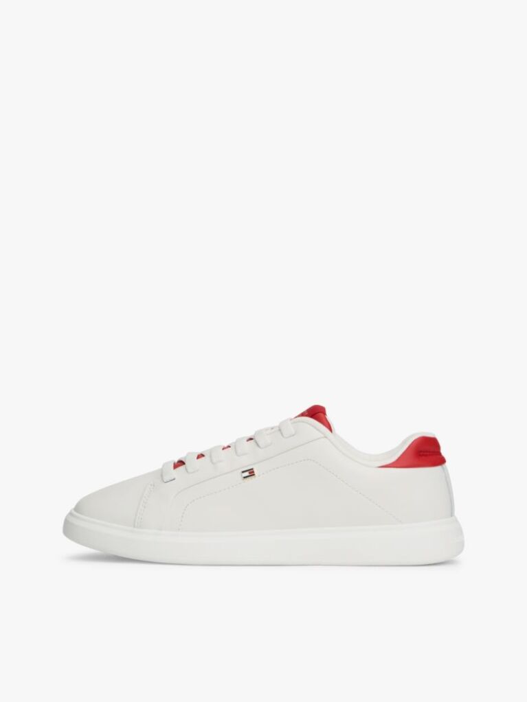Multi Lightweight Leather Cupsole Court Trainers  Women