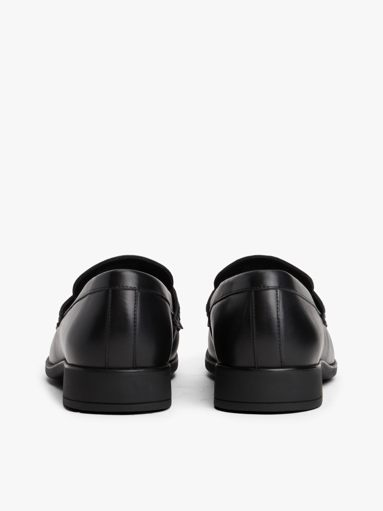 Μαύρο Δερμάτινα TH Monogram Loafers  Γυναίκες