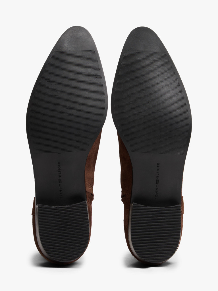Brown Suede Pointed Toe Ankle Boots  Women