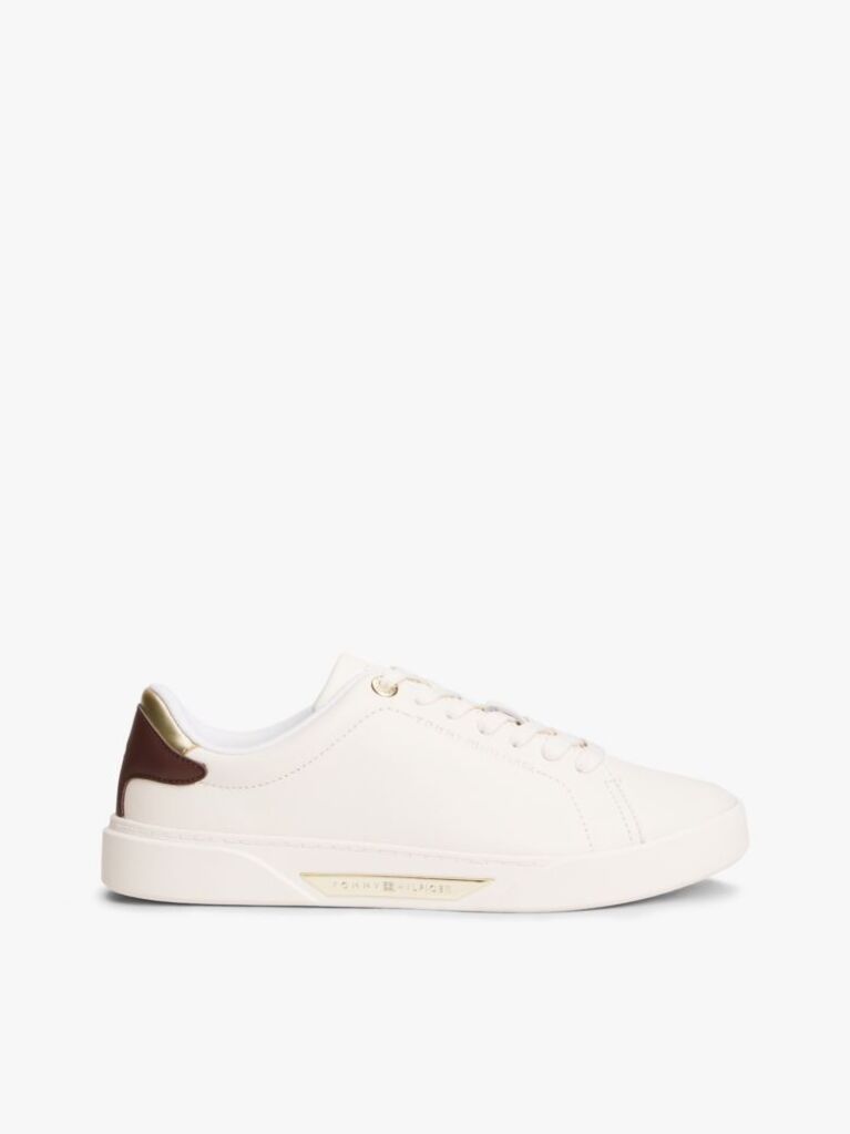 Μπεζ Δερμάτινα Sneakers  Γυναίκες