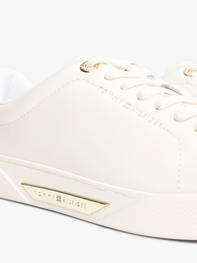 Μπεζ Δερμάτινα Sneakers  Γυναίκες