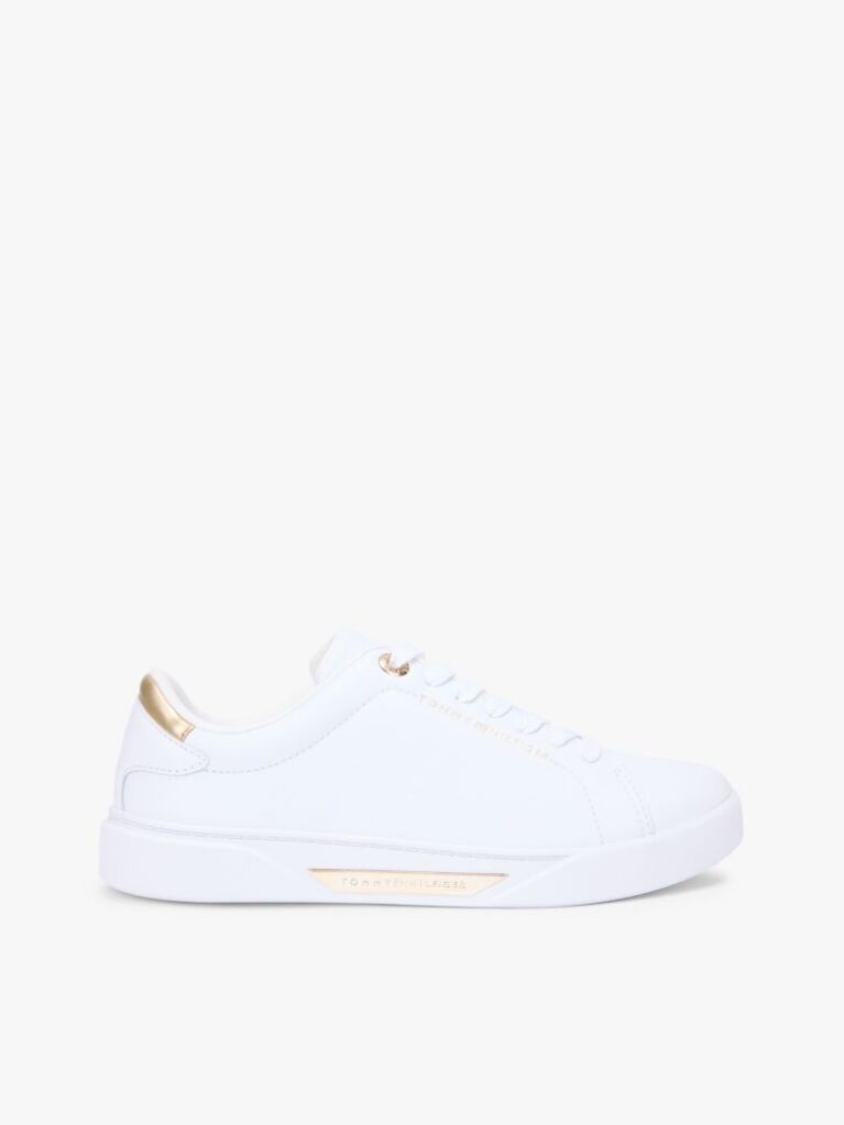 Άσπρο Δερμάτινα Sneakers  Γυναίκες