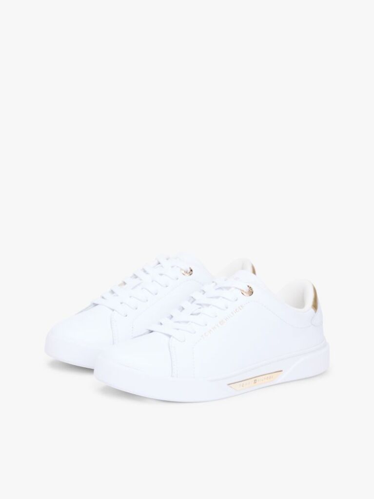 Άσπρο Δερμάτινα Sneakers  Γυναίκες