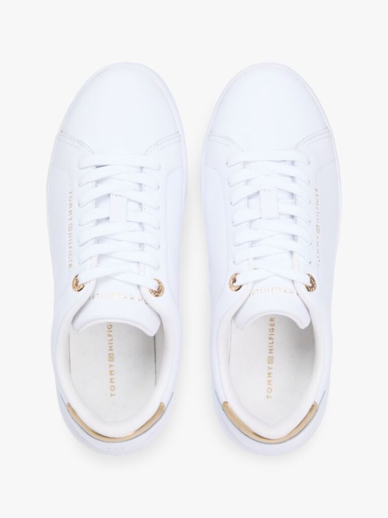 Άσπρο Δερμάτινα Sneakers  Γυναίκες