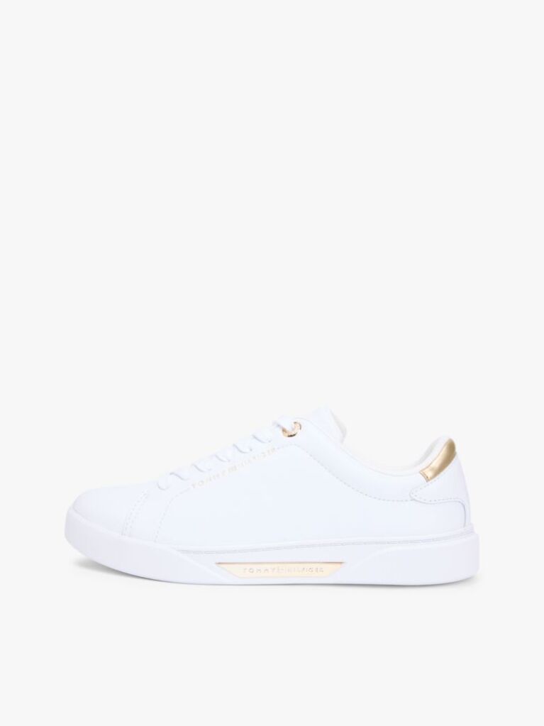 Άσπρο Δερμάτινα Sneakers  Γυναίκες