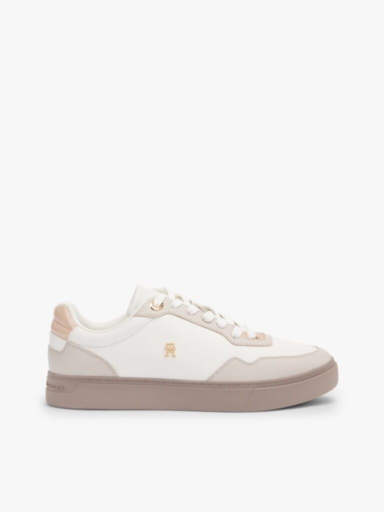 Multi Δερμάτινα Sneakers Με Μίξη Υφών  Γυναίκες