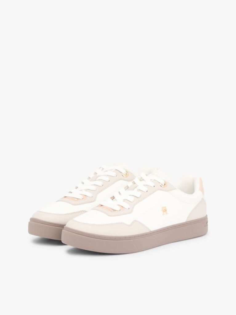 Multi Δερμάτινα Sneakers Με Μίξη Υφών  Γυναίκες