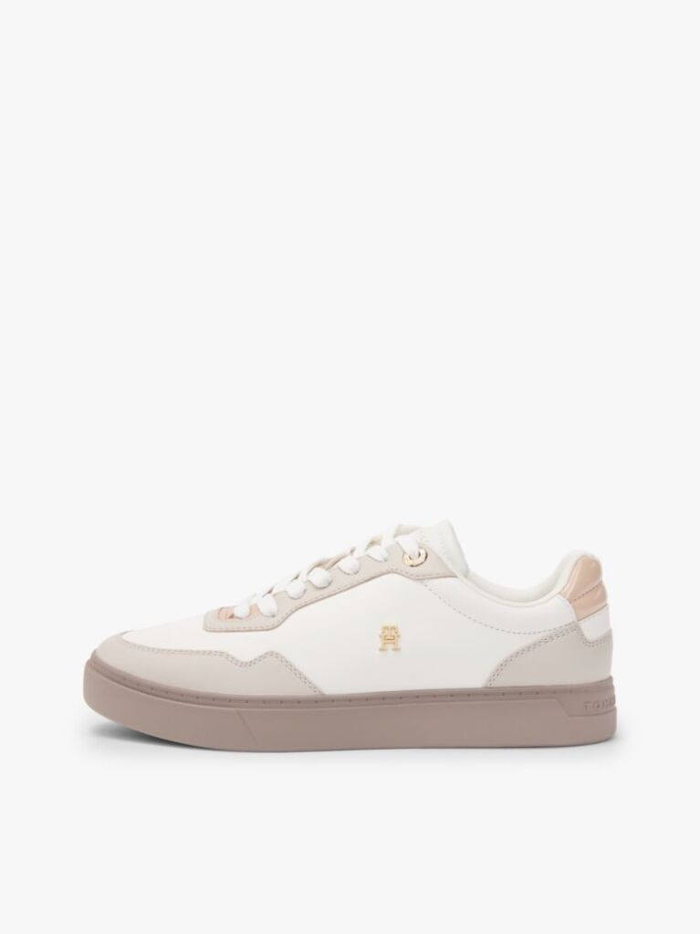 Multi Δερμάτινα Sneakers Με Μίξη Υφών  Γυναίκες