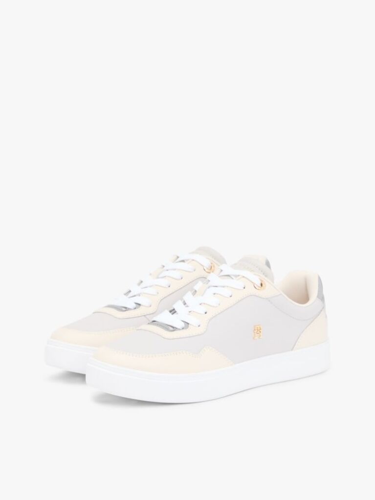 Multi Δερμάτινα Sneakers Με Μίξη Υφών  Γυναίκες
