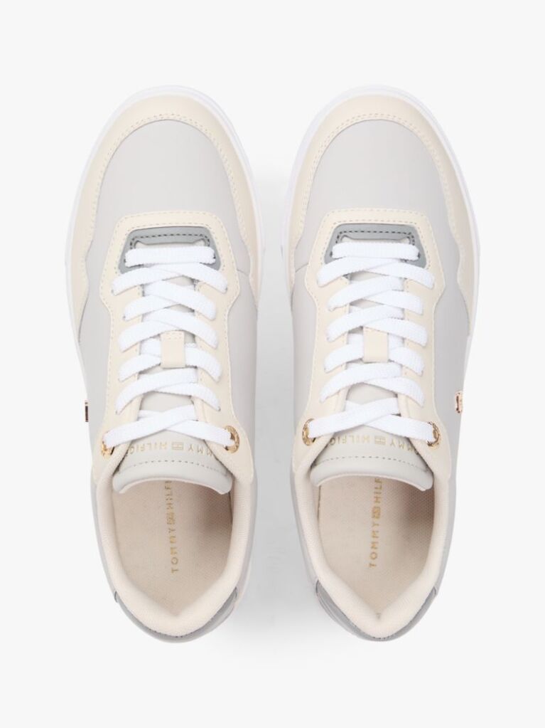 Multi Δερμάτινα Sneakers Με Μίξη Υφών  Γυναίκες