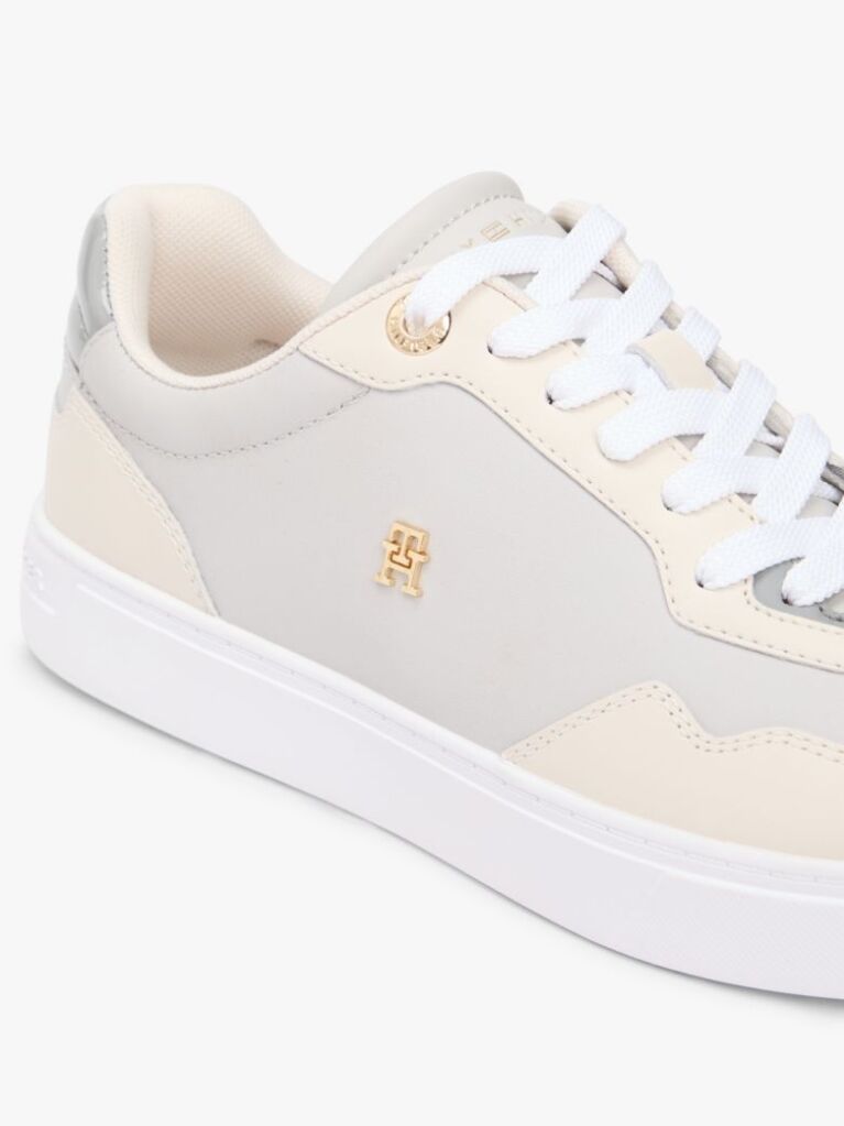 Multi Δερμάτινα Sneakers Με Μίξη Υφών  Γυναίκες