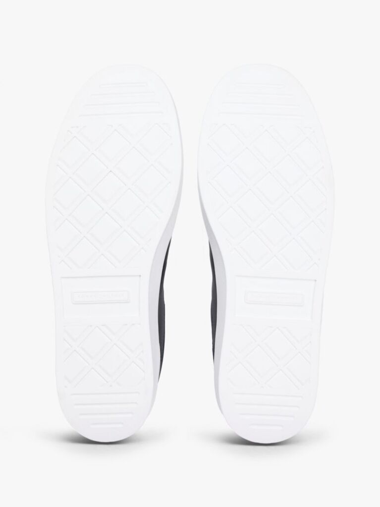 Μαύρο TH Monogram Δερμάτινα Sneakers  Γυναίκες