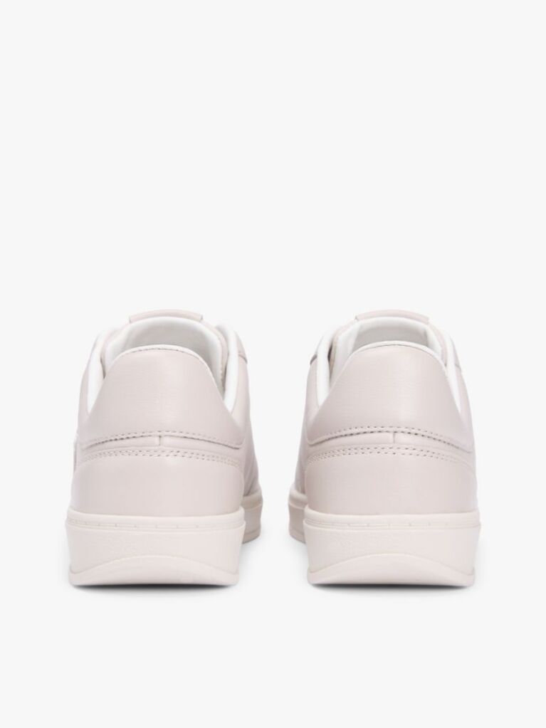 Μπεζ TH Monogram Δερμάτινα Sneakers  Γυναίκες