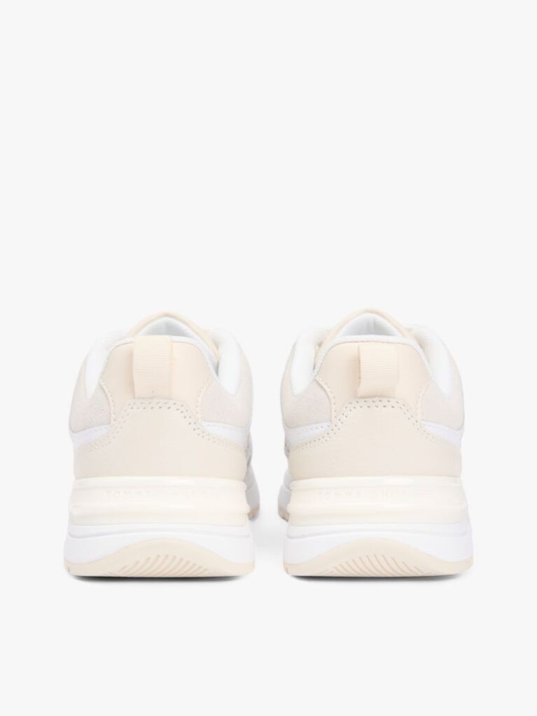 Multi TH Monogram Leather Mixed Texture Trainers  Women