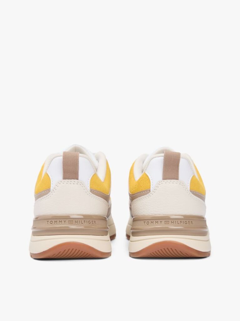 Multi TH Monogram Leather Mixed Texture Trainers  Women
