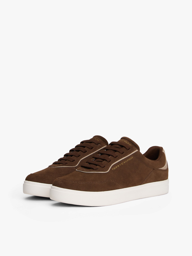 Brown Suede Cupsole Trainers  Women
