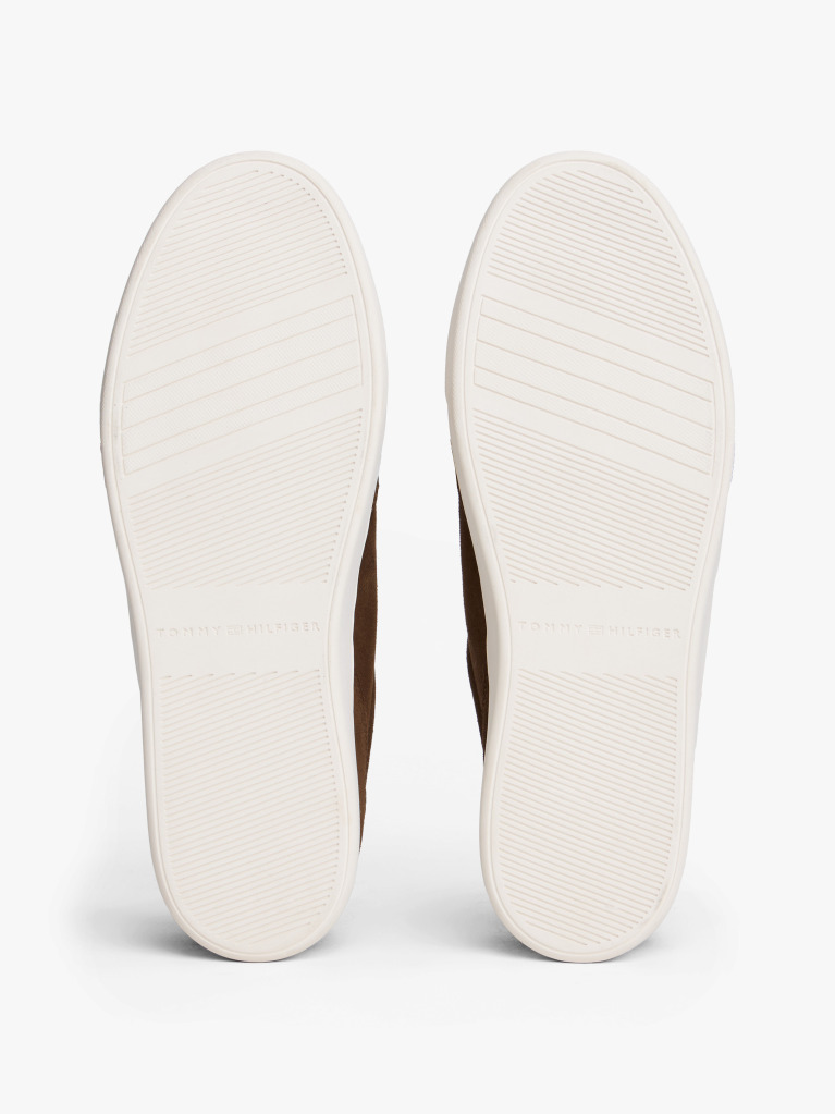 Brown Suede Cupsole Trainers  Women